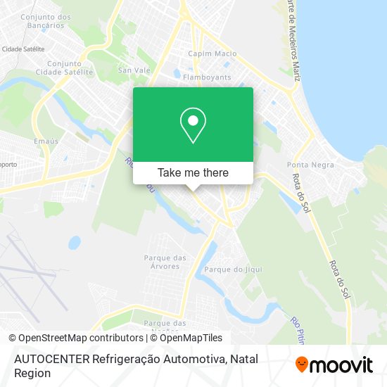 AUTOCENTER Refrigeração Automotiva map