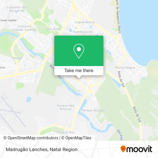 Madrugão Lanches map