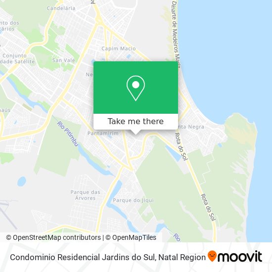 Condominio Residencial Jardins do Sul map