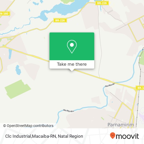 Clc Industrial,Macaiba-RN map