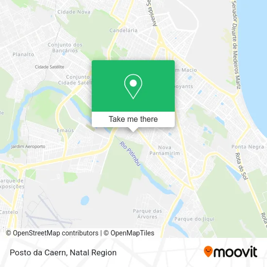 Posto da Caern map