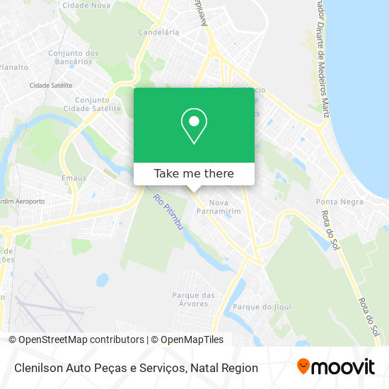 Mapa Clenilson Auto Peças e Serviços