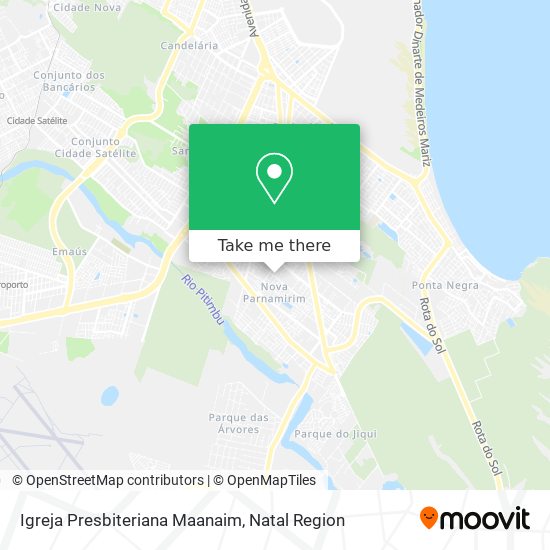 Igreja Presbiteriana Maanaim map