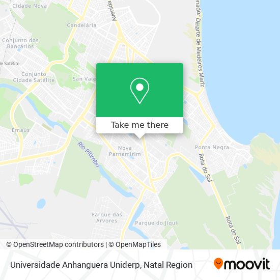 Universidade Anhanguera Uniderp map