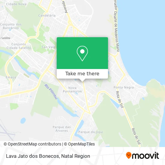 Lava Jato dos Bonecos map