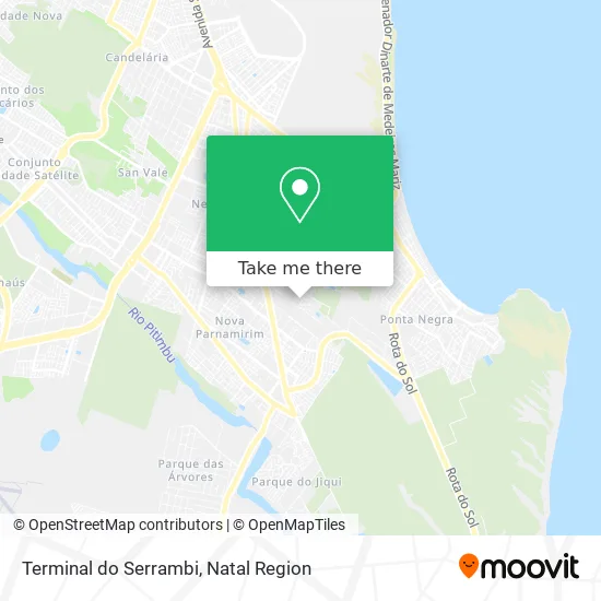 Terminal do Serrambi map