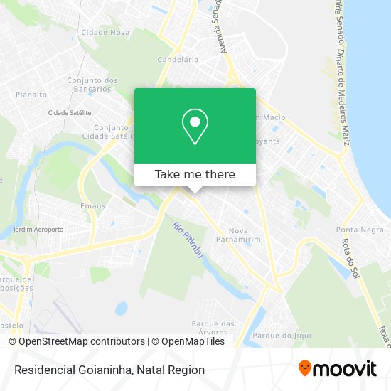 Residencial Goianinha map