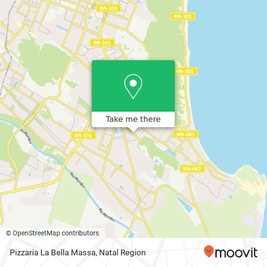 Pizzaria La Bella Massa map