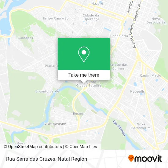 Rua Serra das Cruzes map