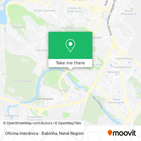 Oficina mecânica - Babinha map