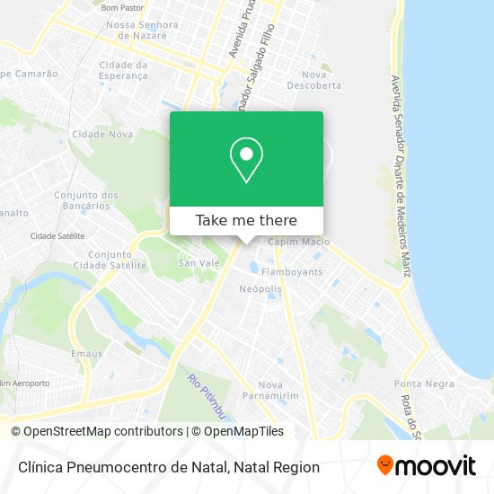 Mapa Clínica Pneumocentro de Natal