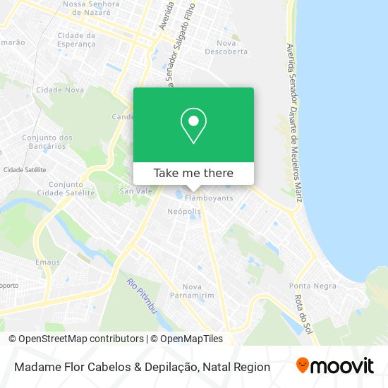 Madame Flor Cabelos & Depilação map