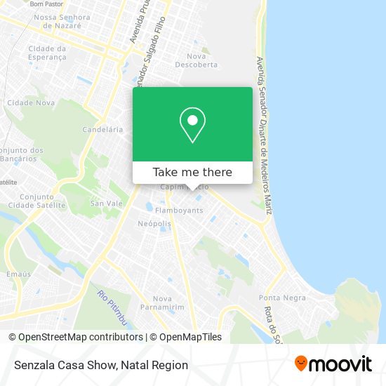 Senzala Casa Show map