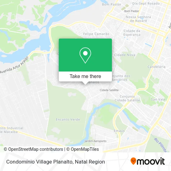 Condomínio Village Planalto map