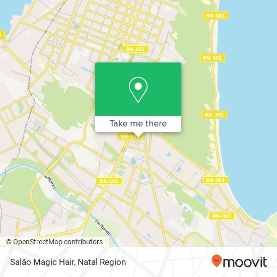 Salão Magic Hair map