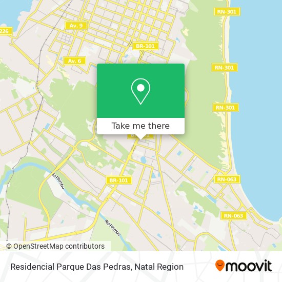 Residencial Parque Das Pedras map