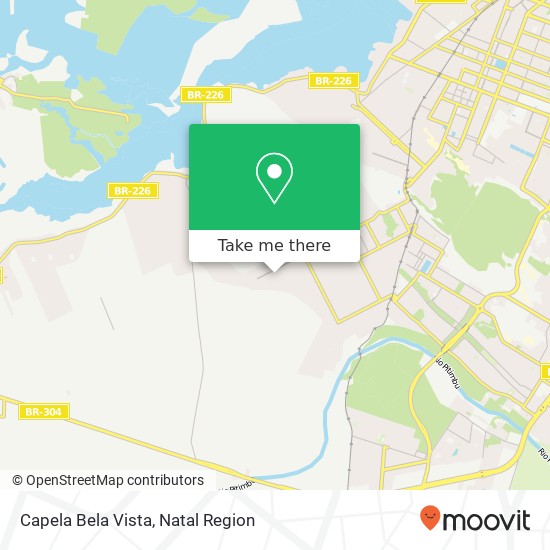 Capela Bela Vista map