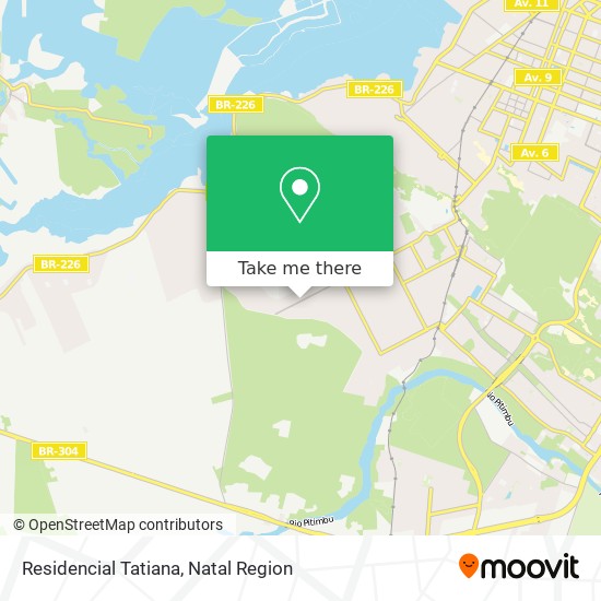 Mapa Residencial Tatiana