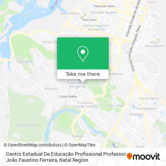 Centro Estadual De Educação Profissional Professor João Faustino Ferreira map