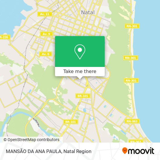 MANSÃO DA ANA PAULA map