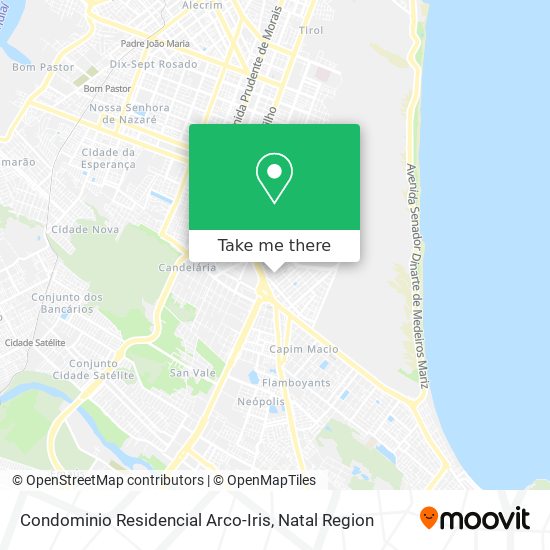 Condominio Residencial Arco-Iris map