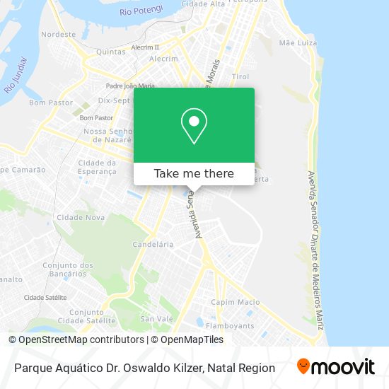 Parque Aquático Dr. Oswaldo Kilzer map