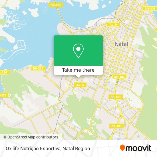 Oxilife Nutrição Esportiva map