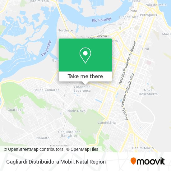 Mapa Gagliardi Distribuidora Mobil