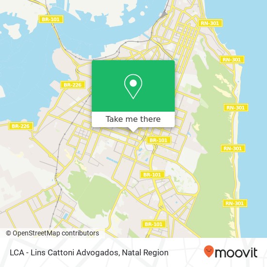 LCA - Lins Cattoni Advogados map