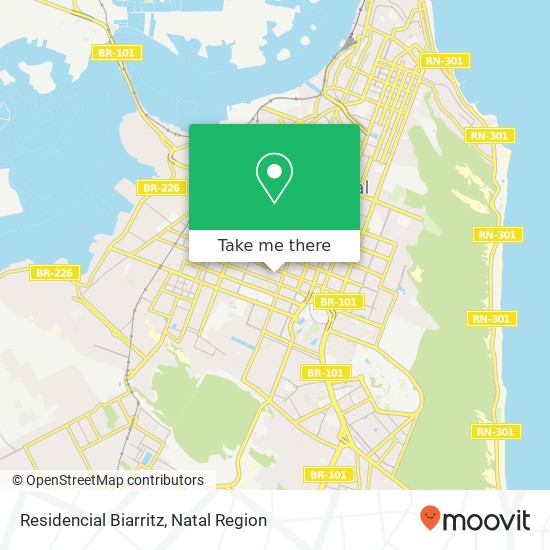 Residencial Biarritz map