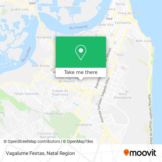 Vagalume Festas map