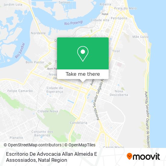 Mapa Escritorio De Advocacia Allan Almeida E Assossiados