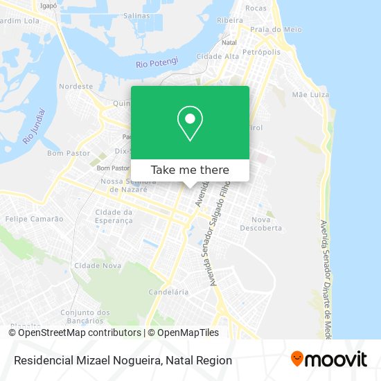 Residencial Mizael Nogueira map