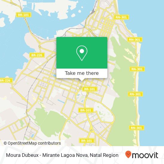 Moura Dubeux - Mirante Lagoa Nova map
