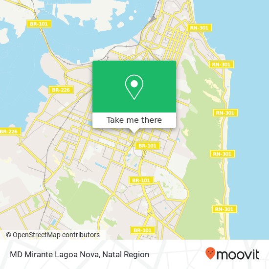MD Mirante Lagoa Nova map