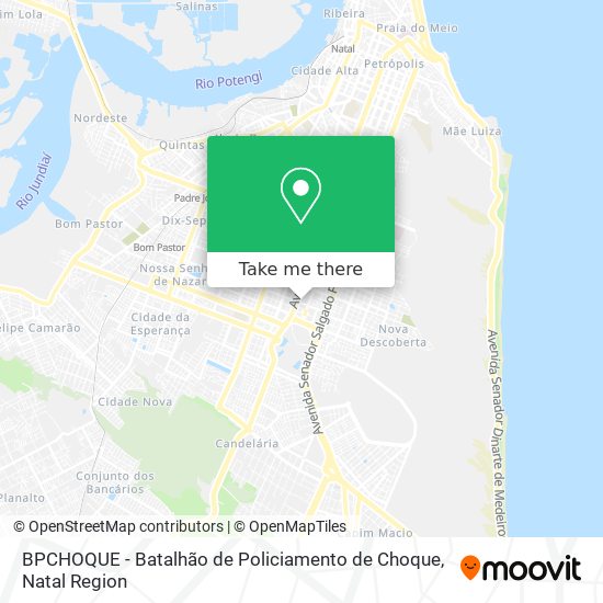 BPCHOQUE - Batalhão de Policiamento de Choque map