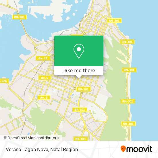 Verano Lagoa Nova map