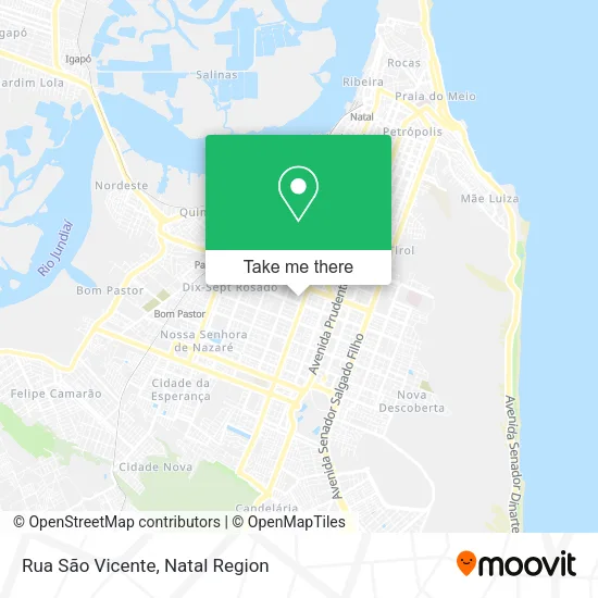 Rua São Vicente map