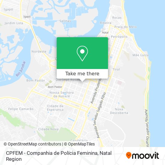 CPFEM - Companhia de Polícia Feminina map