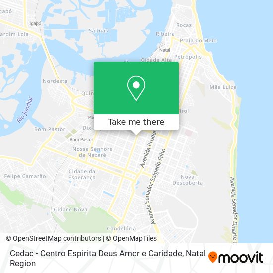 Cedac - Centro Espirita Deus Amor e Caridade map