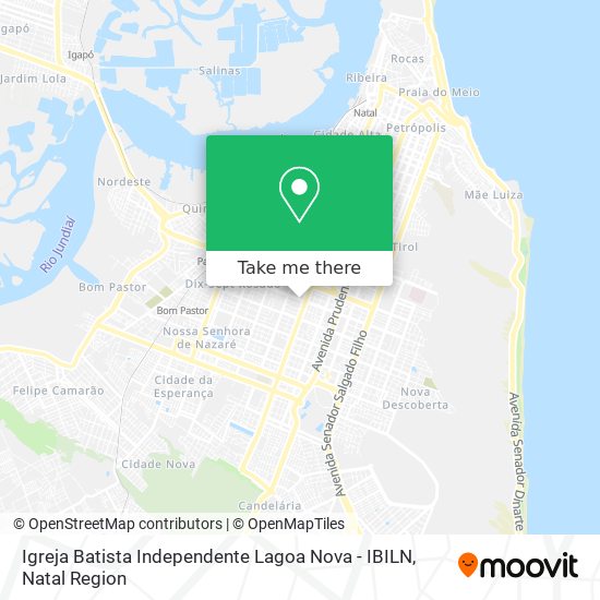 Igreja Batista Independente Lagoa Nova - IBILN map