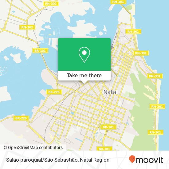 Salão paroquial/São Sebastião map