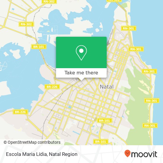 Mapa Escola Maria Lídia