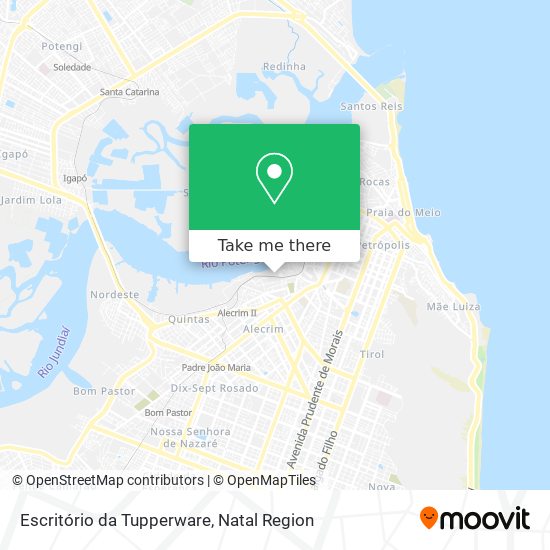 Escritório da Tupperware map