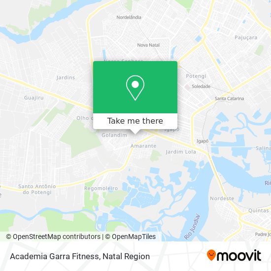 Academia Garra Fitness map