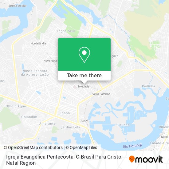 Igreja Evangélica Pentecostal O Brasil Para Cristo map