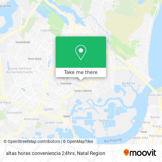 altas horas conveniencia 24hrs map