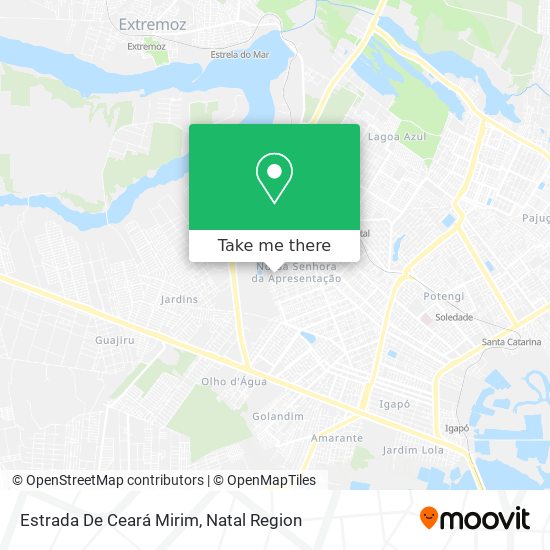 Estrada De Ceará Mirim map
