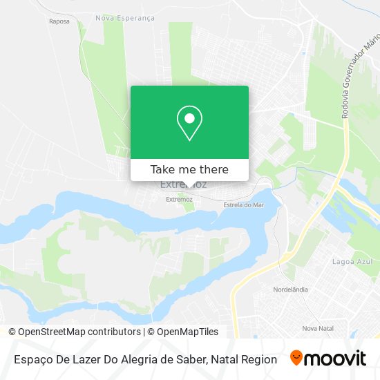 Espaço De Lazer Do Alegria de Saber map