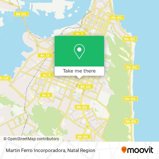 Martin Ferro Incorporadora map